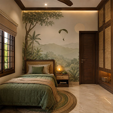 Interior Painting Kerala – Kids Room Mural